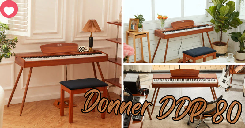 Piano digital DDP-80: la combinación perfecta de diseño estético y sonido de alta calidad