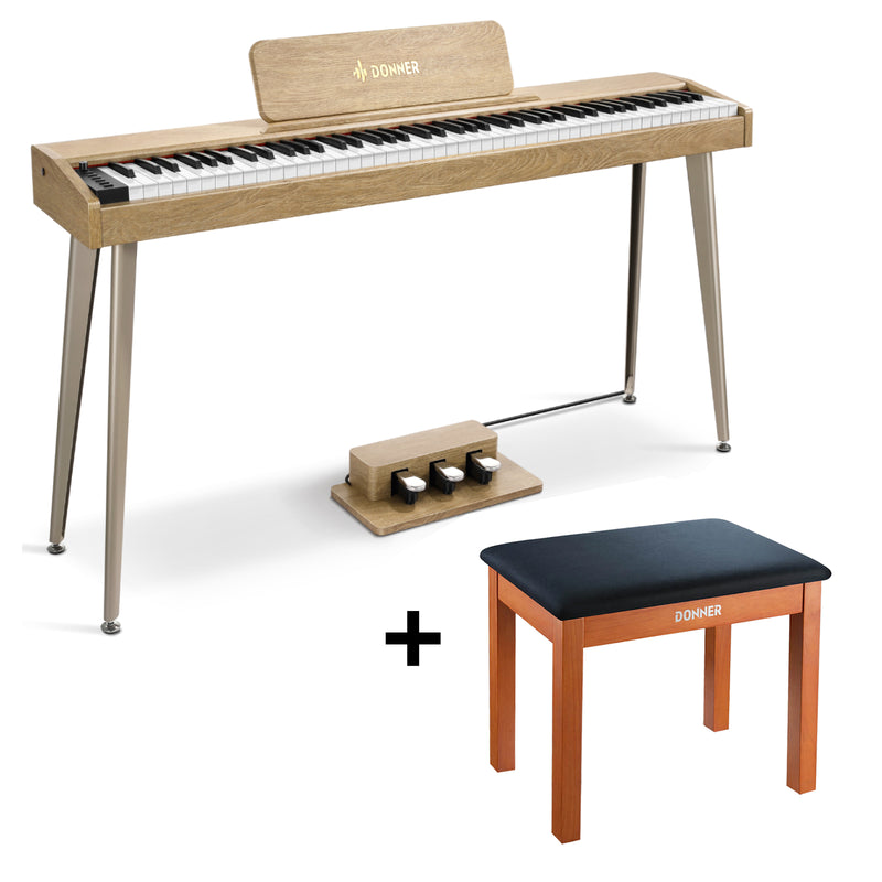 Donner DDP-60 Piano de teclado vertical de 88 teclas semipesadas